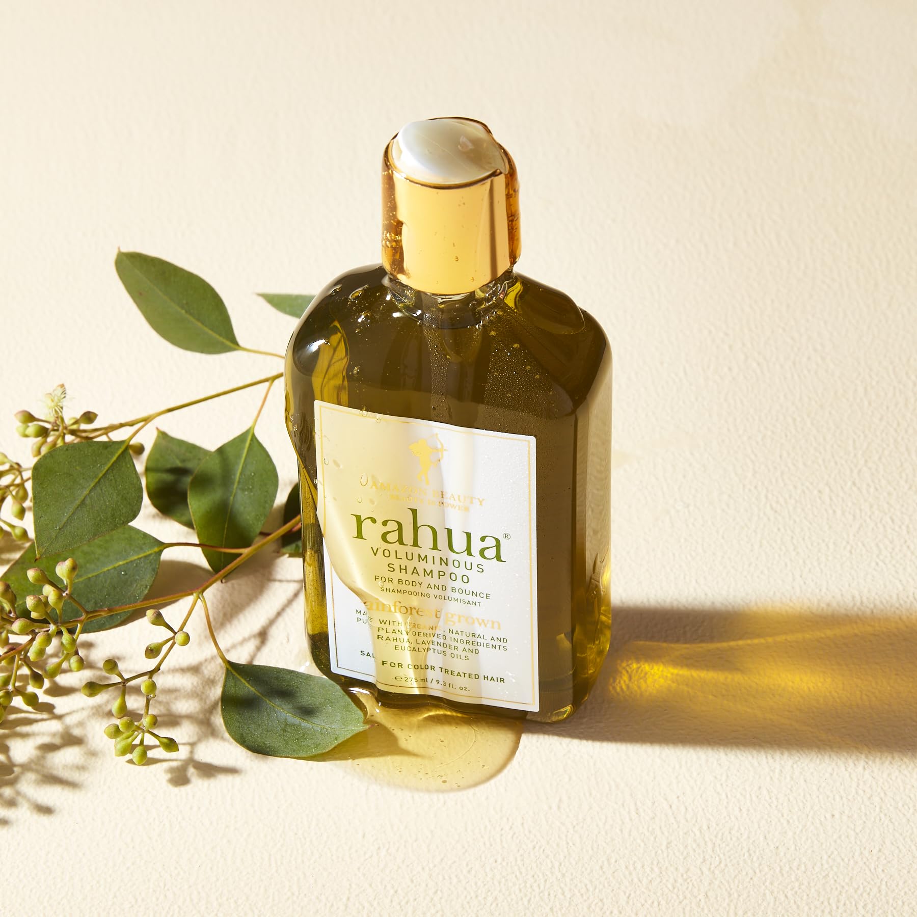 Lemongrass and eucalyptus botanicals showing clarifying ingredients and fresh scent