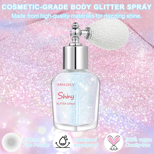 LemonSac atomizer nozzle close-up for precise glitter application