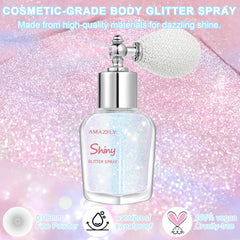 LemonSac atomizer nozzle close-up for precise glitter application