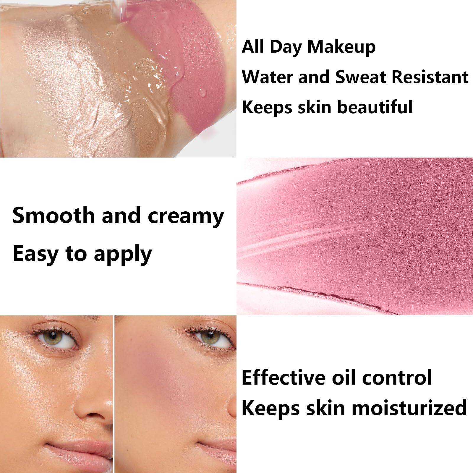 LemonSac blush applied on cheek demonstrating natural healthy color