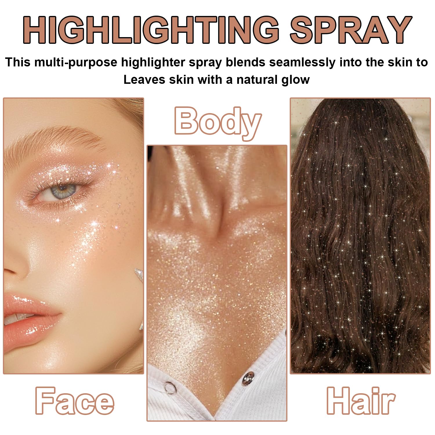 LemonSac hair highlight in use adding reflective shimmer to strands