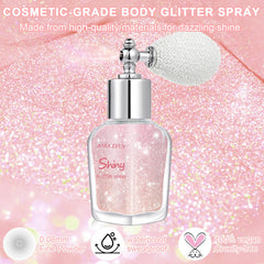 LemonSac close-up of perfume-style nozzle for precise glitter application