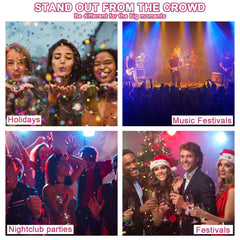 LemonSac applied at a festival on a subject illustrating long-lasting event-ready glow