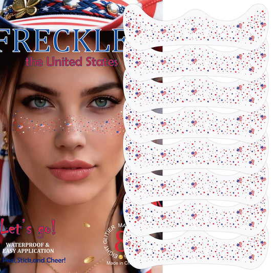 LemonSac front packaging showing patriotic freckle stickers, quick festive styling