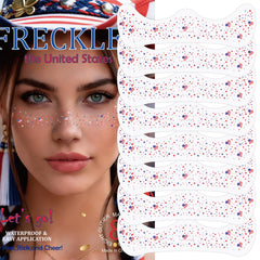 LemonSac front packaging showing patriotic freckle stickers, quick festive styling