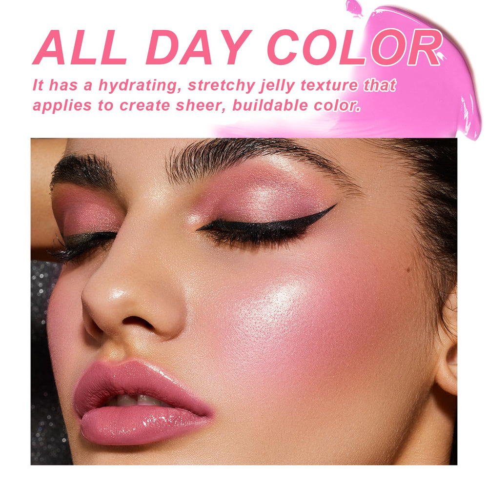 LemonSac stick application on cheek demonstrating quick, targeted color payoff