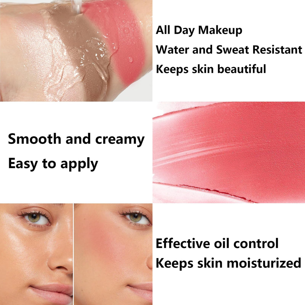 LemonSac swatches on forearm showing blush bronzer highlighter tones
