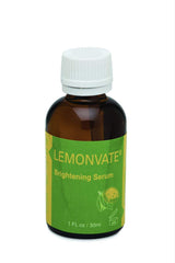LEMONVATE front bottle view showing brightening serum and clear labeling benefit