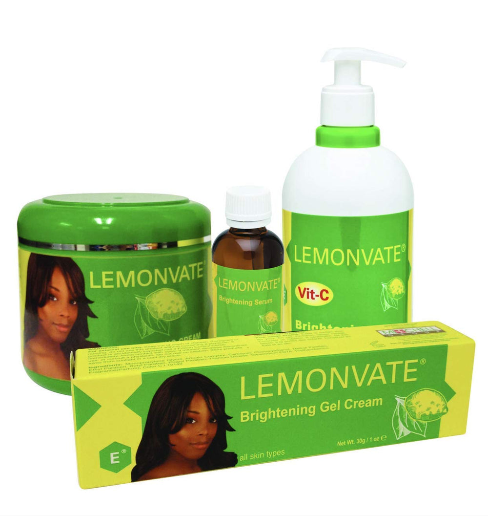 LEMONVATE applying serum to dark spot at night demonstrating targeted fading benefit
