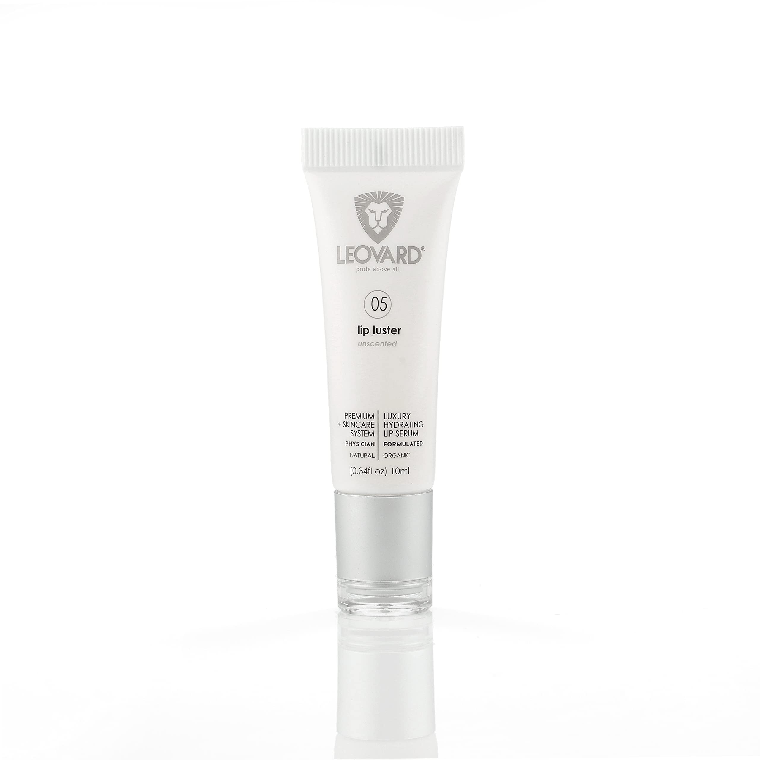 Leovard front packaging showing tube and brand, highlights clean formulation benefits