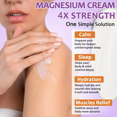 LEPONIX creamy magnesium butter texture demonstrating fast absorption