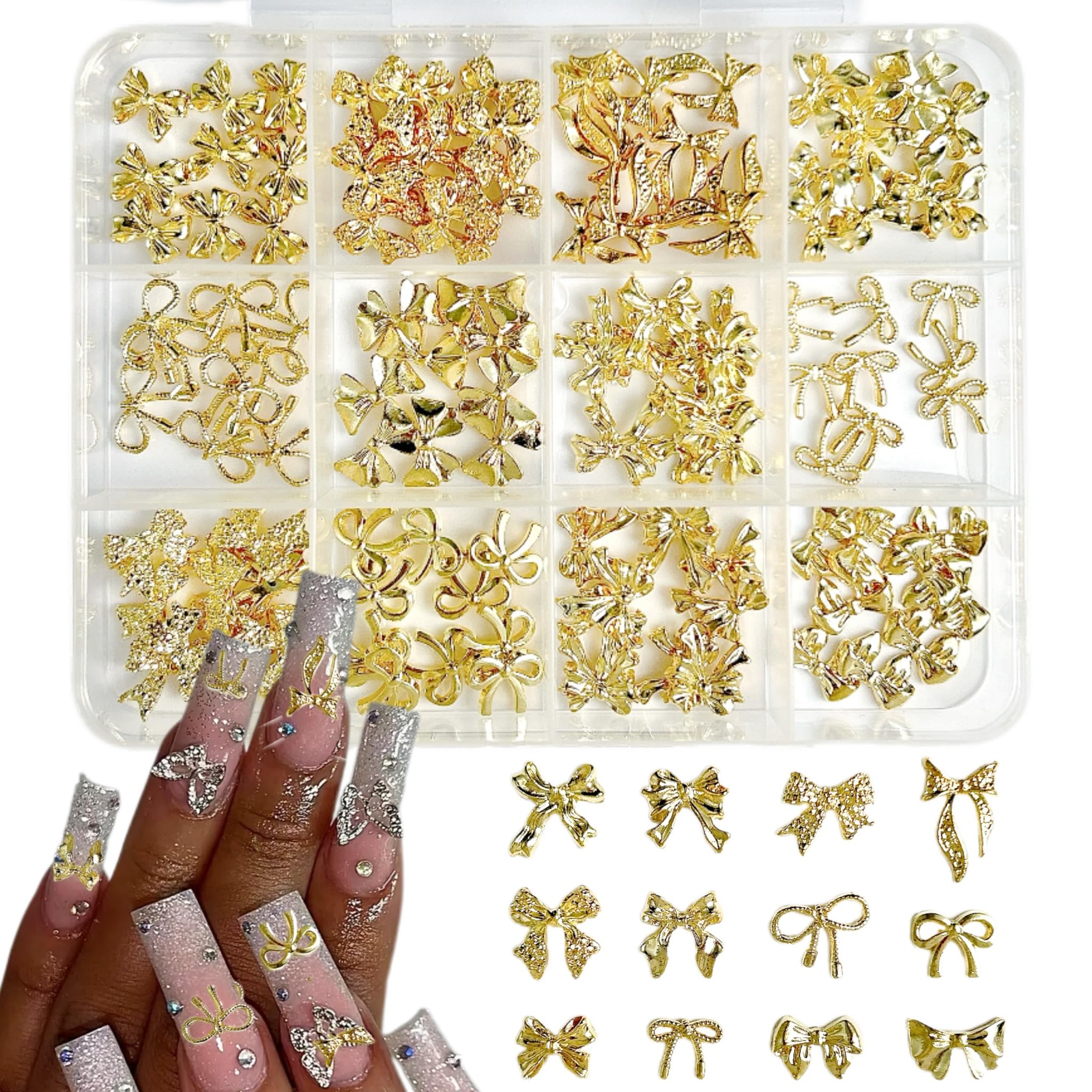 LERBOU charms decorating a phone case showing versatile DIY use