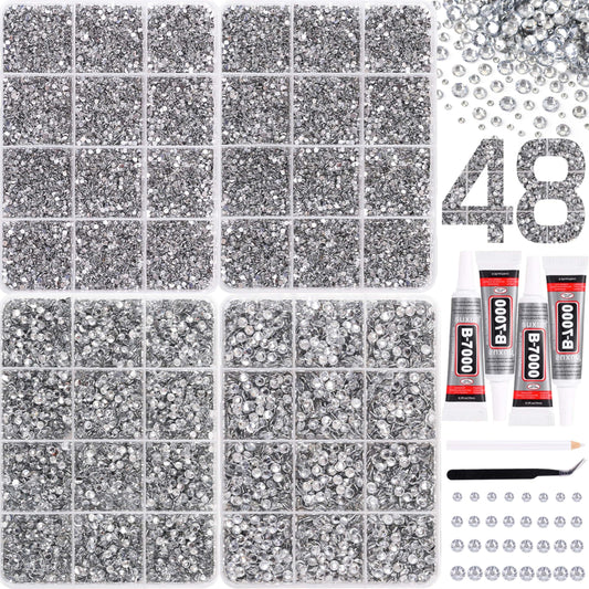 LERBOU front packaging view showing complete bedazzling kit and tools