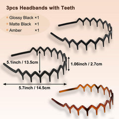 LERNOU headband worn with slicked-back ponytail for polished look