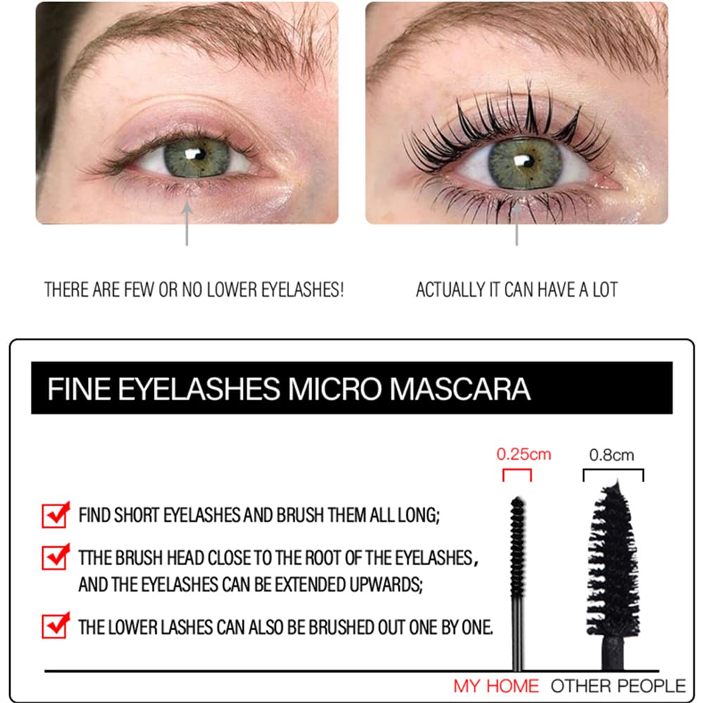 LESITI black mascara stroke showing smooth texture and intense pigment benefit