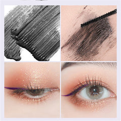 LESITI mascara applied on model lashes for visible length and lift benefit