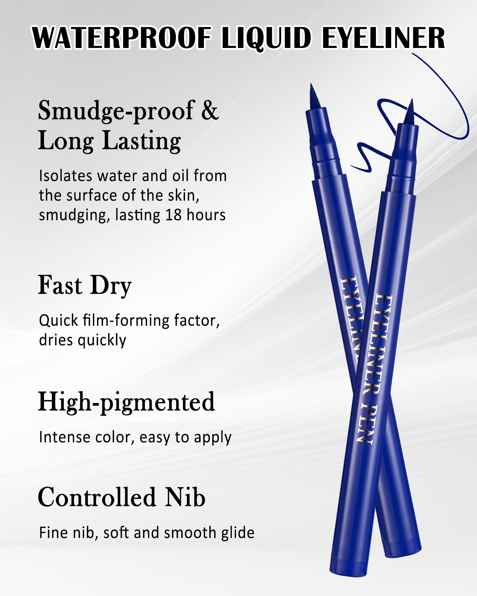 Lestpola mascara applied on lashes showing lifted, colored volume