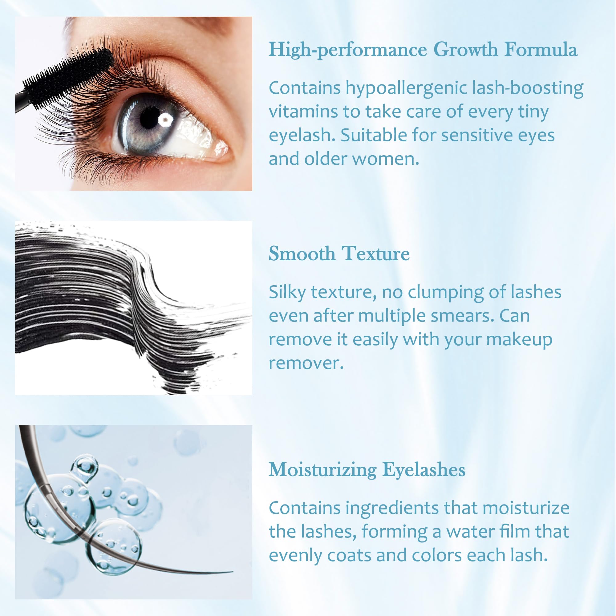 Lestpola before and after lashes comparison showing fuller length after application benefit