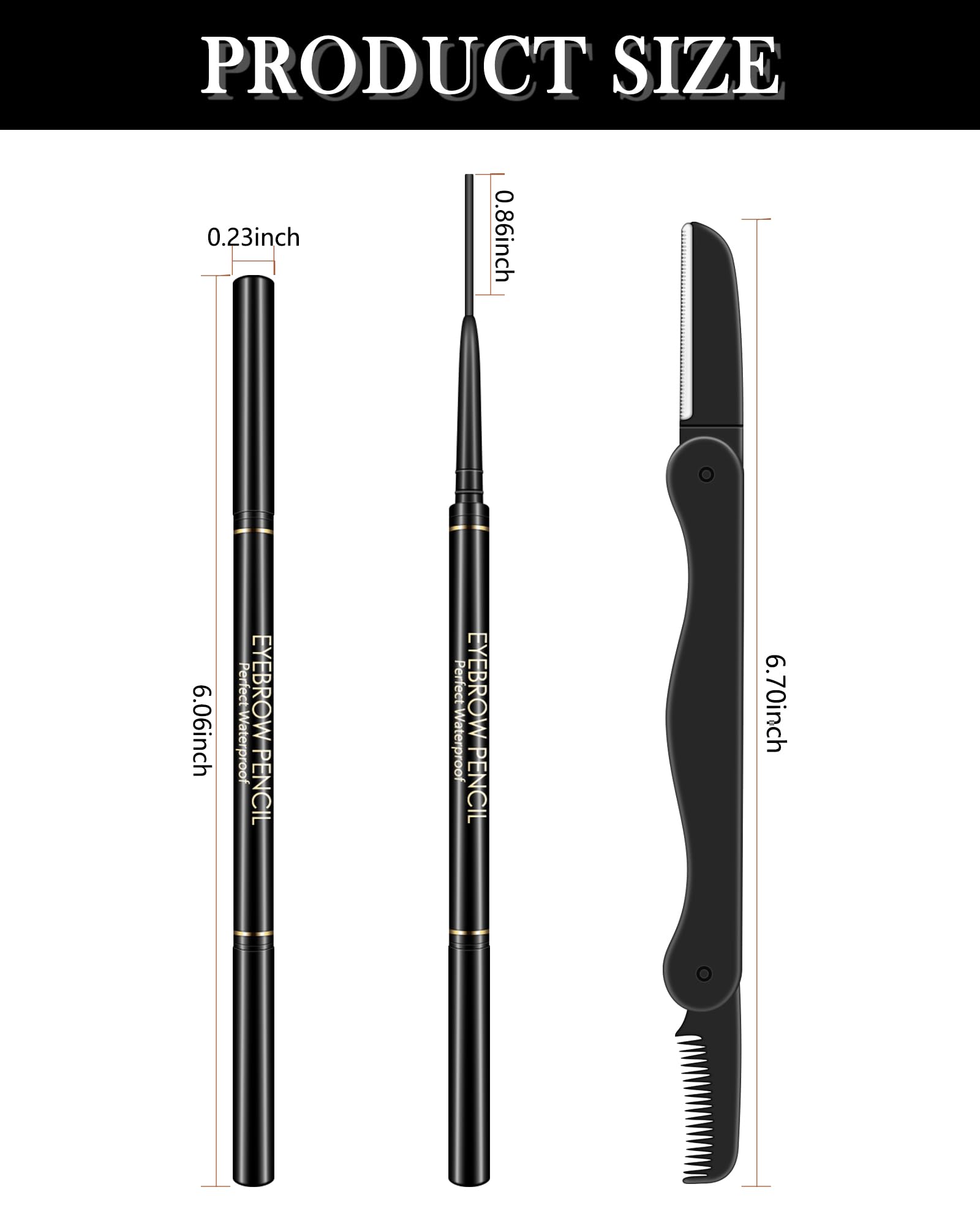 Lestpola before and after brow fill comparison showing improved fullness and polished look