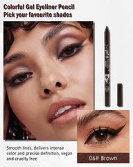 Lestpola eyeliner built-in sharpener detail for easy precise shaping