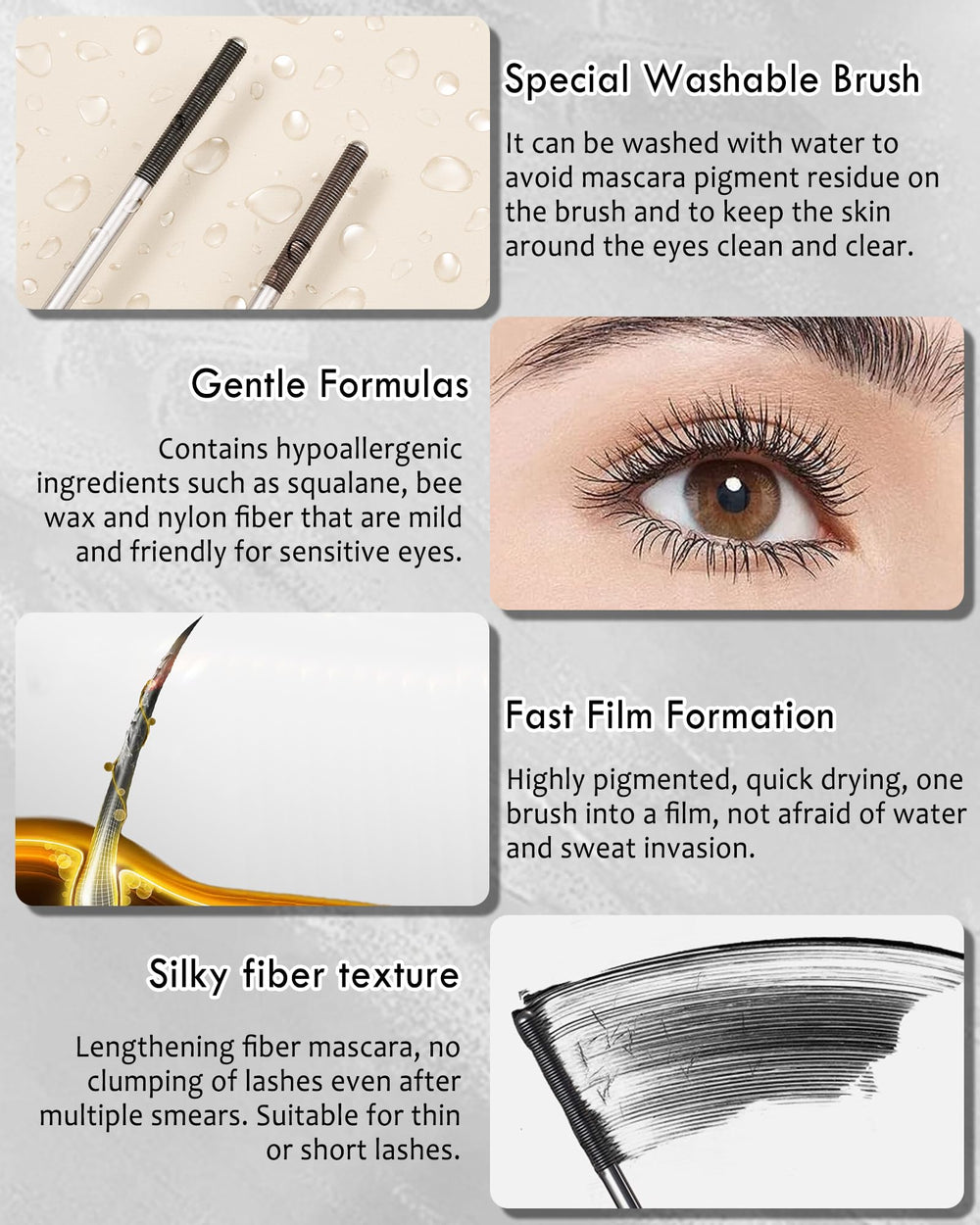 Lestpola before and after lashes showing lifted length benefit