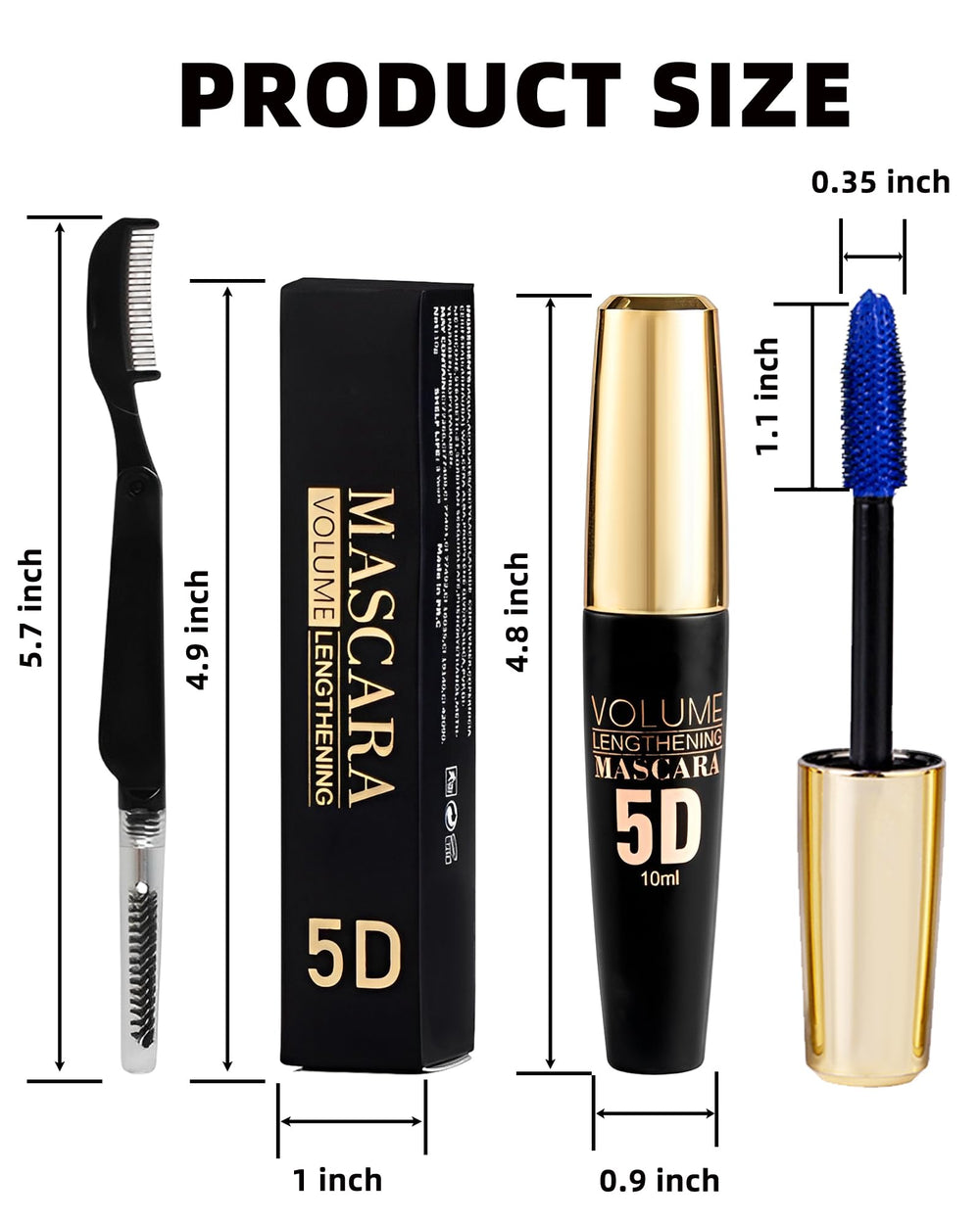 Lestpola mascara in evening makeup setting for long-lasting glamour