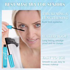 Lestpola on a mature woman demonstrating natural lifted lashes for confidence benefit