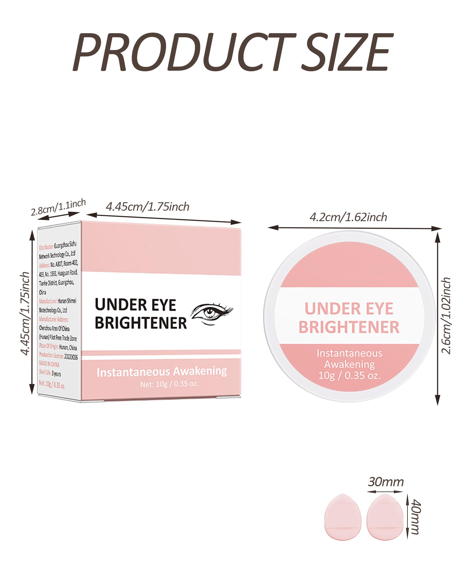 Lestpola concealer packed in makeup bag for on-the-go touch-ups