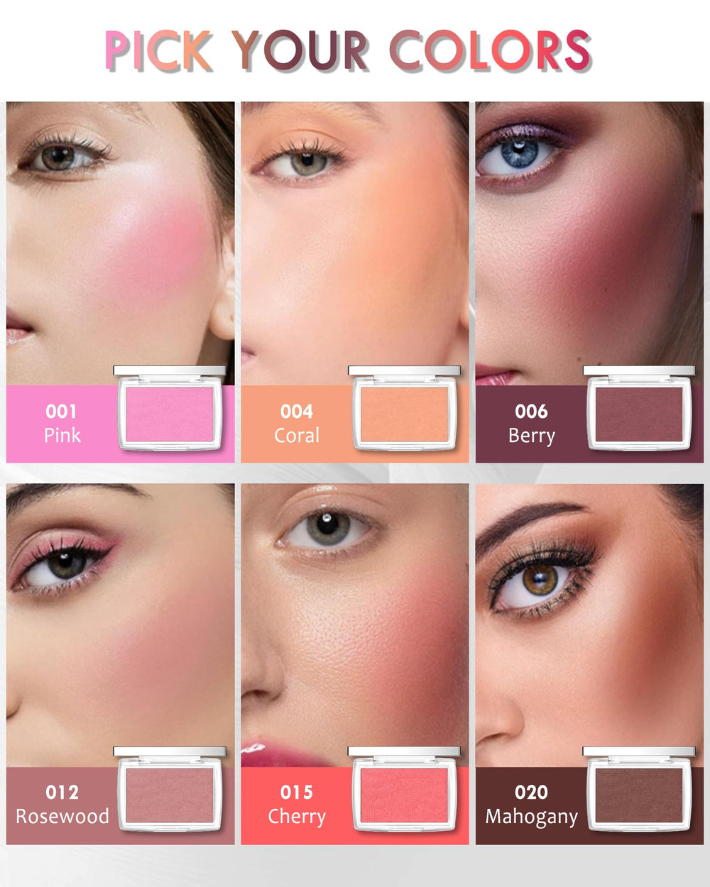 Lestpola included brush pictured applying blush for precise, blendable benefit