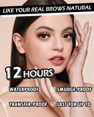 Lestpola dual-ended pencil with spoolie showing blending tool for soft, realistic brows
