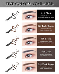 Lestpola dark brown shade swatch on arm showing true color and buildable pigmentation