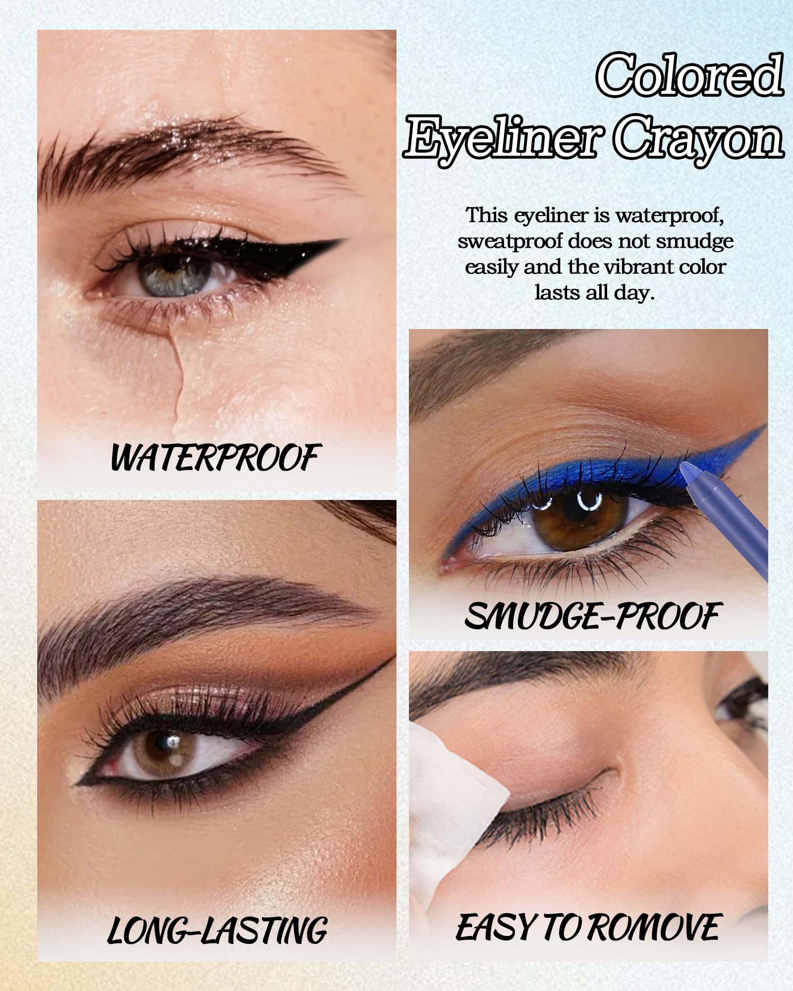 Lestpola waterline application demonstration highlighting brightening effect and comfort