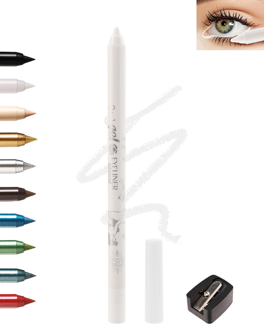 Lestpola white pencil front view showing clean packaging and precise tip for brightening