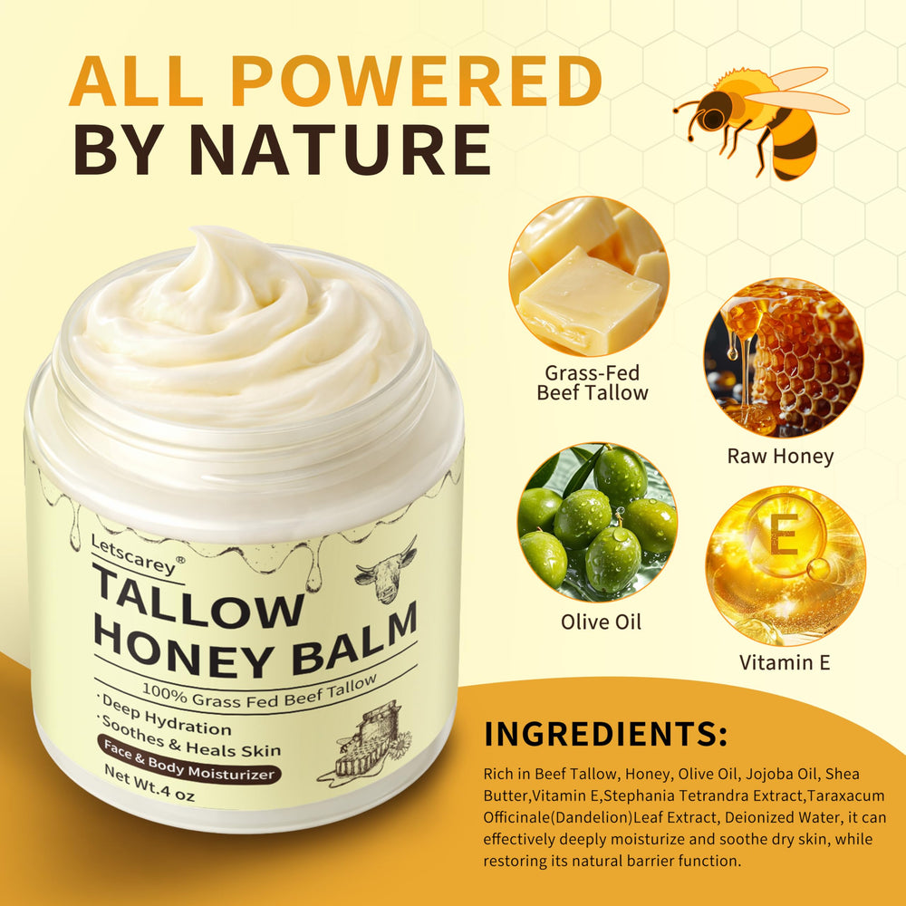 Letscarey open jar with product swipe demonstrating smooth absorption on skin