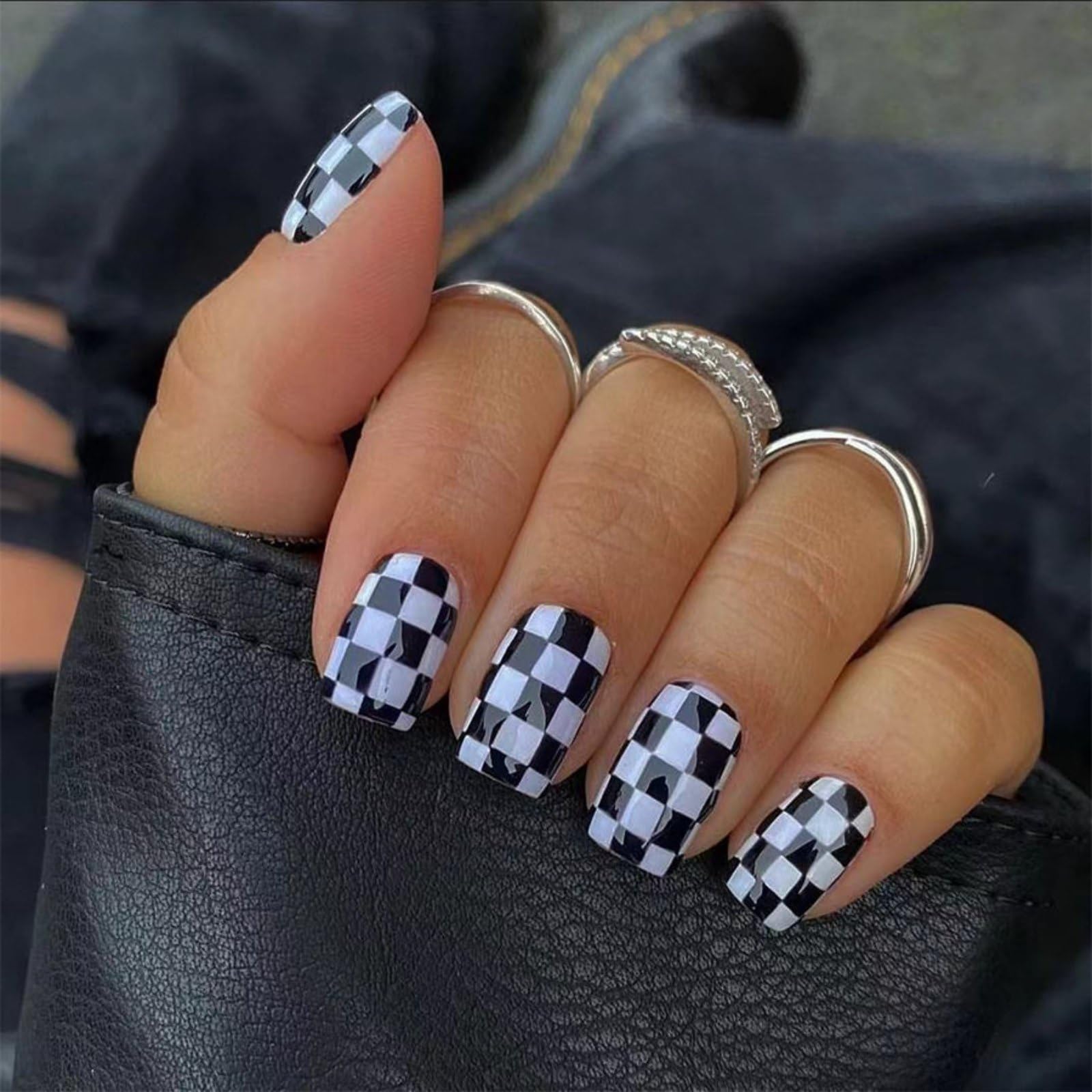 LETSWIN front packaging showing 24-piece press-on nails for quick styling