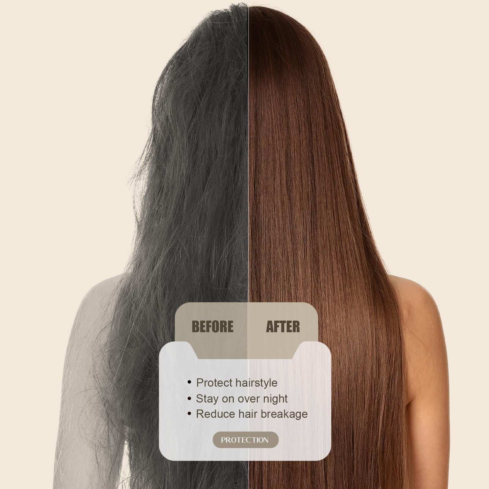 Leuceiy size and volume comparison demonstrating roomy interior for braids
