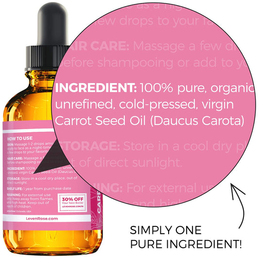 Leven Rose dark amber bottle detail protecting oil freshness and potency