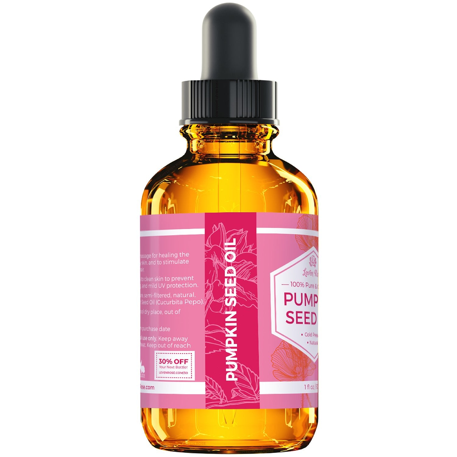 Leven Rose oil droplet on fingertip showing silky texture and absorption