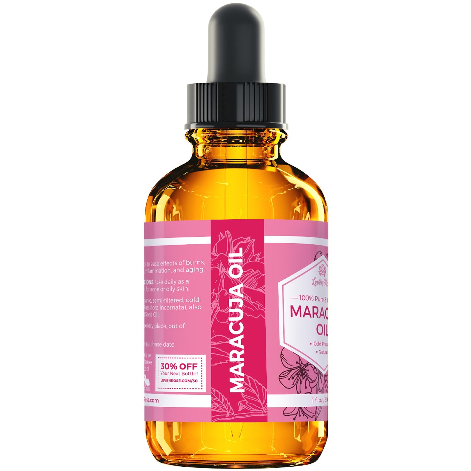 Leven Rose oil droplet on skin demonstrating quick absorption benefit