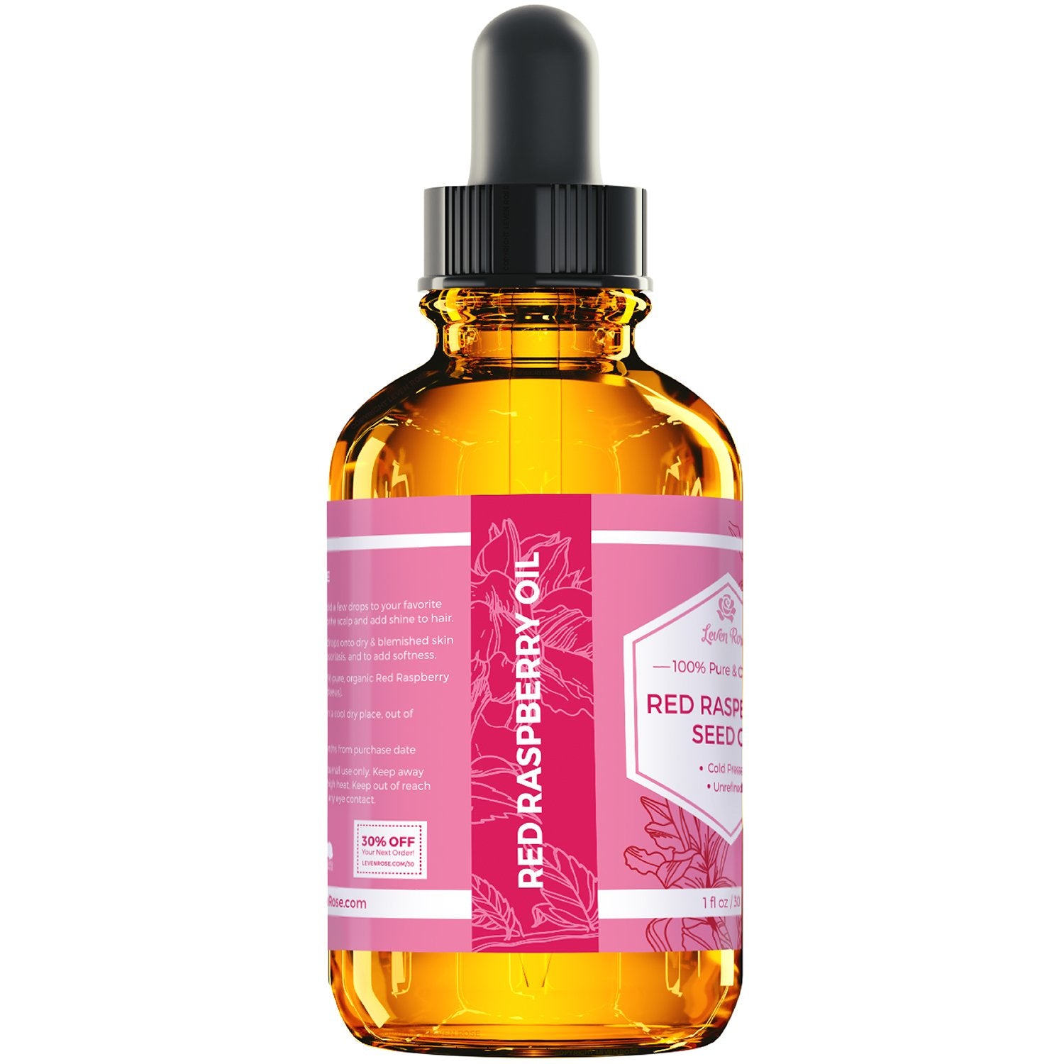 Leven Rose applying oil to face with hands for hydration and nourishment