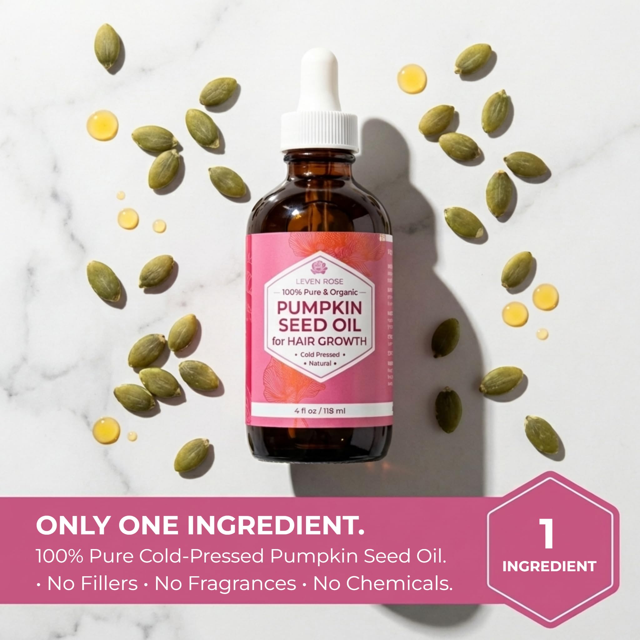 Leven Rose oil smoothed onto cheek to show lightweight facial hydration benefit