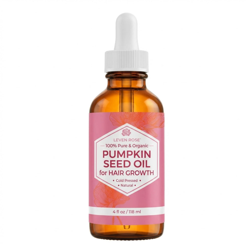Leven Rose front bottle view showing 4 oz amber glass and clean label benefits