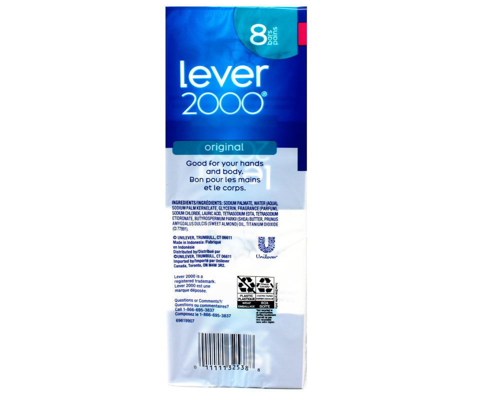 Lever 2000 in shower use with hands lathering to demonstrate effective body cleansing