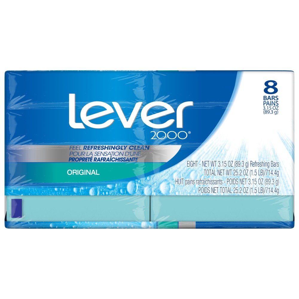 Lever 2000 original bar close-up texture highlighting smooth surface for easy lathering
