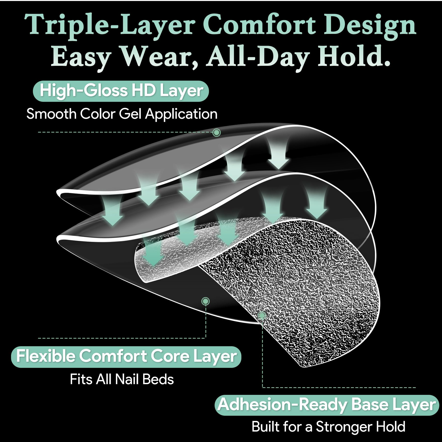 LEYKOSH detail of thickened front edge preventing chips and cracking during use