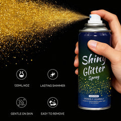 Lezero close-up of holographic mist texture highlighting fine glitter application