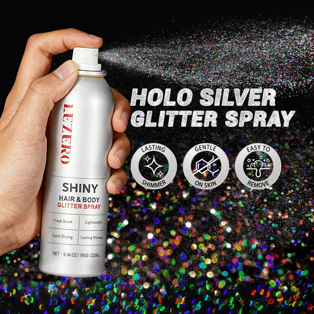 Lezero close-up of glitter texture revealing laser-cut particles for multidimensional shimmer benefit