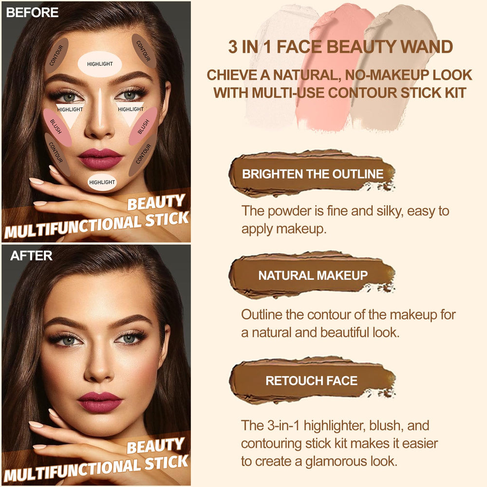 Lezero highlighter stick tip detail illustrating precise application and luminous boost