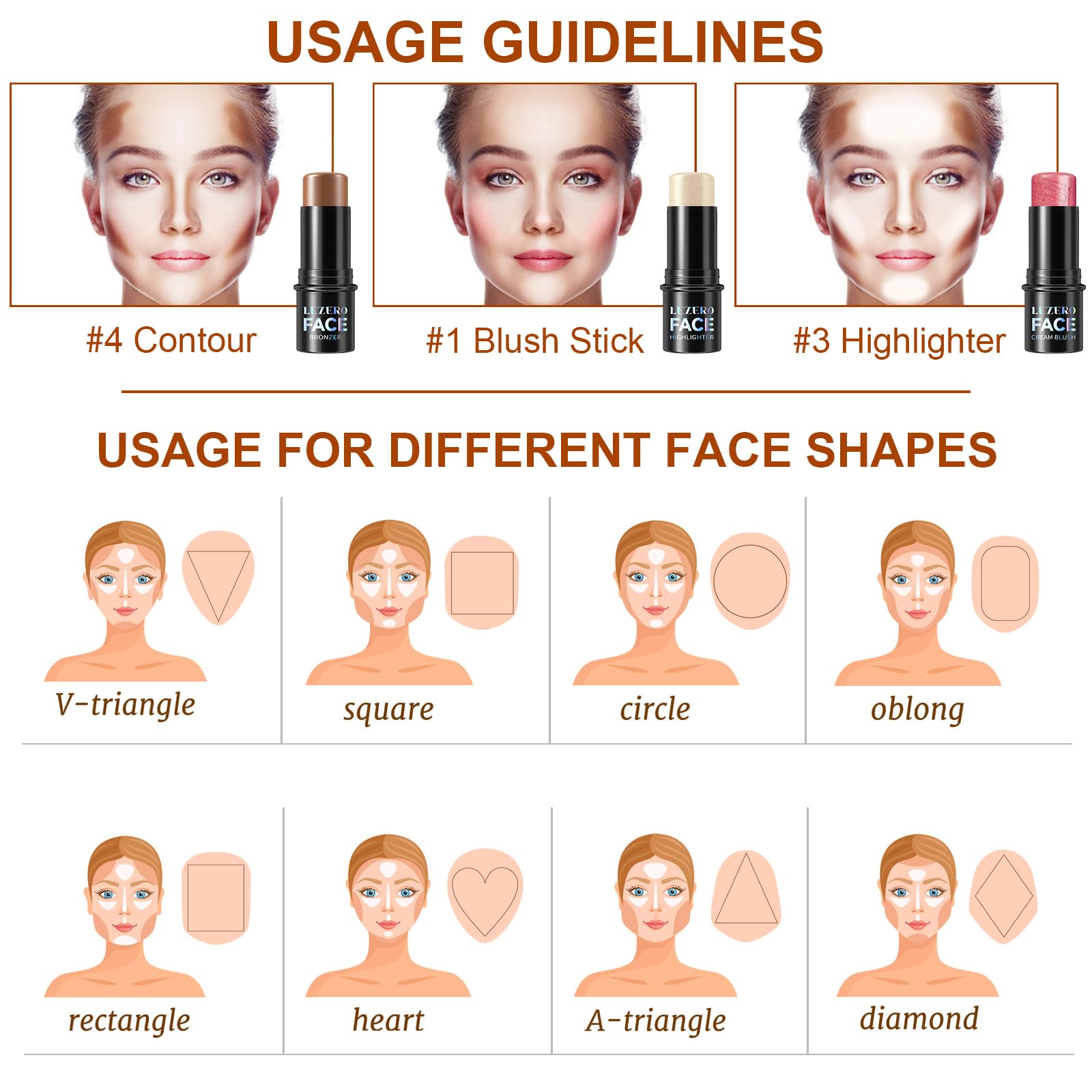 Lezero stick tip and label close-up highlighting product detail and precise application