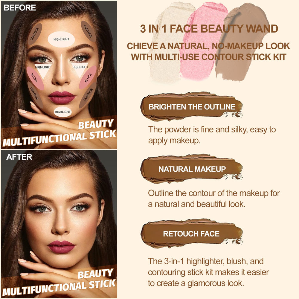 Lezero sticks and soft brush laid out to show included application tool